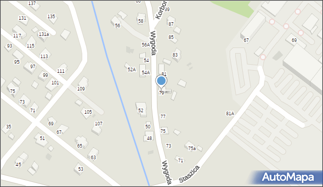 Bochnia, Wygoda, 79, mapa Bochni