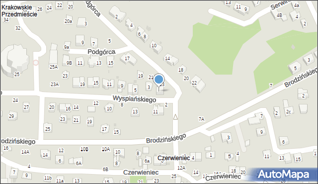 Bochnia, Wyspiańskiego Stanisława, 1, mapa Bochni