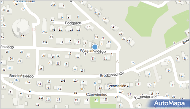 Bochnia, Wyspiańskiego Stanisława, 6, mapa Bochni