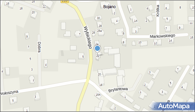 Bojano, Wybickiego Józefa, gen., 22, mapa Bojano