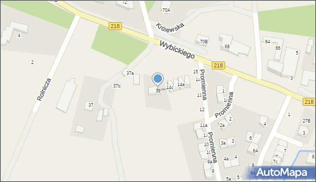 Bojano, Wybickiego Józefa, gen., 39, mapa Bojano