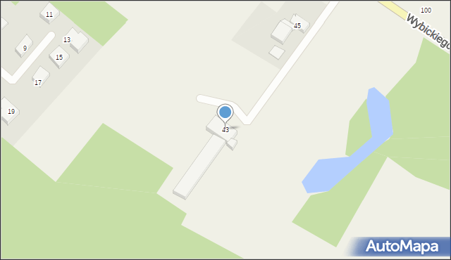 Bojano, Wybickiego Józefa, gen., 43, mapa Bojano