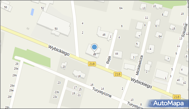 Bojano, Wybickiego Józefa, gen., 48, mapa Bojano