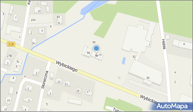Bojano, Wybickiego Józefa, gen., 56, mapa Bojano