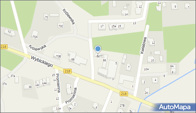 Bojano, Wybickiego Józefa, gen., 64, mapa Bojano