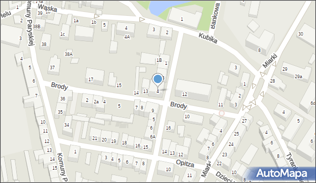 Bolesławiec, Wybickiego Józefa, gen., 4, mapa Bolesławca