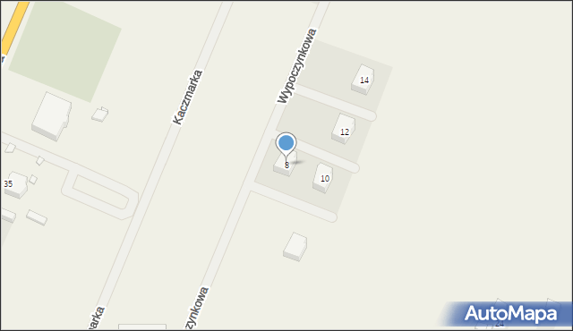 Bolewice, Wypoczynkowa, 8, mapa Bolewice