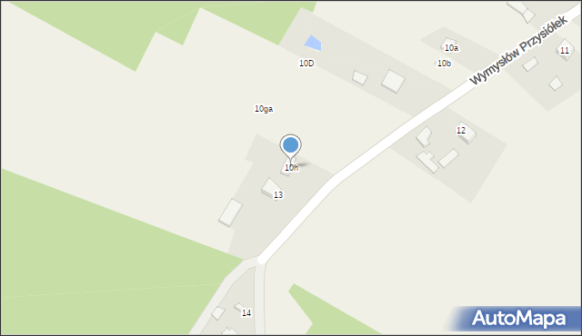 Bolmin, Wymysłów Przysiółek, 10h, mapa Bolmin