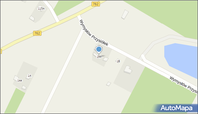 Bolmin, Wymysłów Przysiółek, 1bb, mapa Bolmin