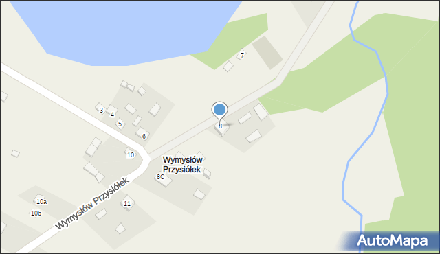 Bolmin, Wymysłów Przysiółek, 8, mapa Bolmin