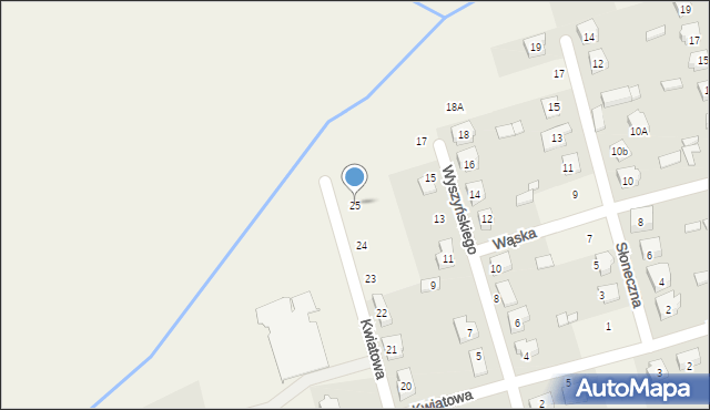 Brudzew, Wyszyńskiego Stefana, ks. kard., 25, mapa Brudzew