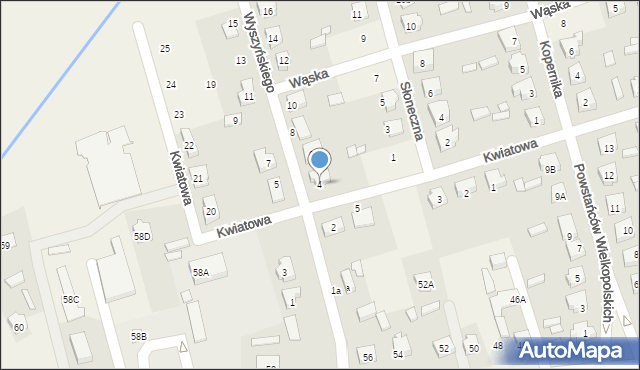 Brudzew, Wyszyńskiego Stefana, ks. kard., 4, mapa Brudzew