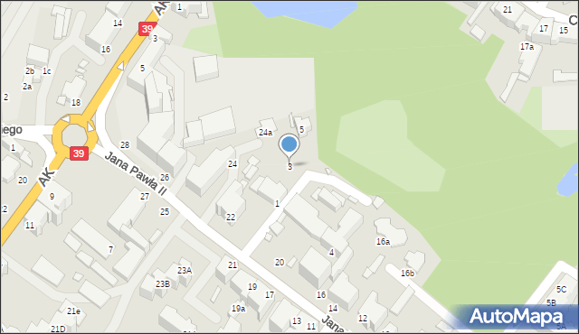 Brzeg, Wydarzeń Brzeskich 1966 r., 3, mapa Brzeg