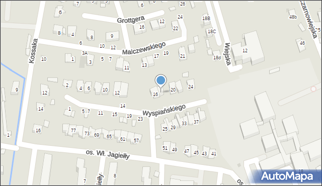 Brzesko, Wyspiańskiego Stanisława, 18, mapa Brzesko