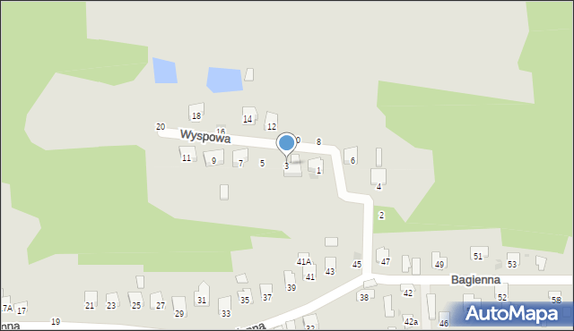 Brzesko, Wyspowa, 3, mapa Brzesko