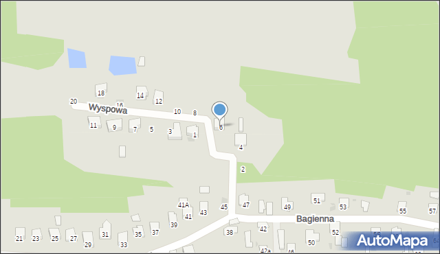 Brzesko, Wyspowa, 6, mapa Brzesko