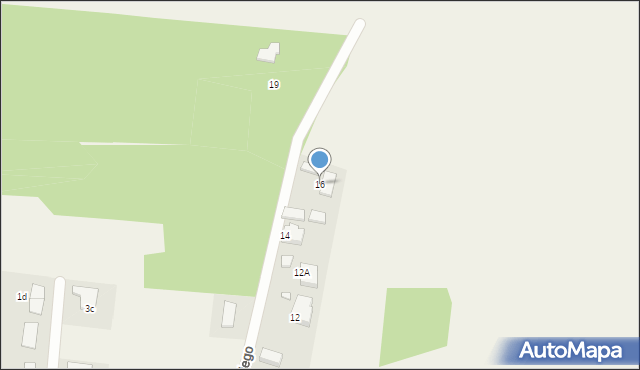 Brzezie k. Sulechowa, Wyczółkowskiego Leona, 16, mapa Brzezie k. Sulechowa