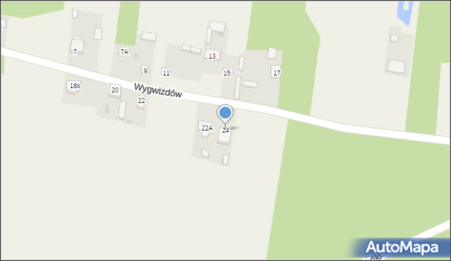 Buczek, Wygwizdów, 24, mapa Buczek