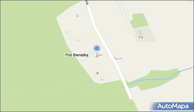 Buczkowice, Wypoczynkowa, 22, mapa Buczkowice