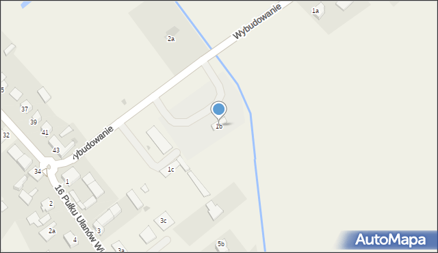 Bukowiec, Wybudowanie, 1b, mapa Bukowiec
