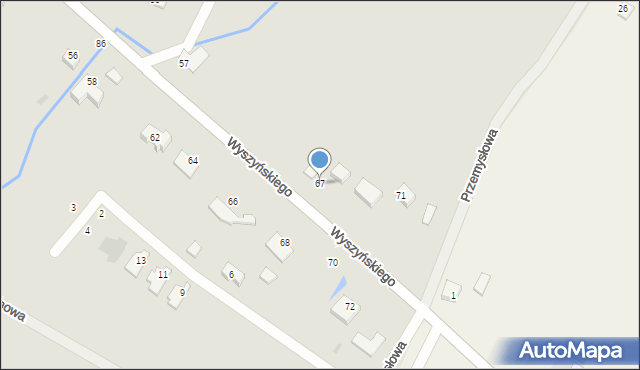 Busko-Zdrój, Wyszyńskiego Stefana, ks. kard., 67, mapa Busko-Zdrój
