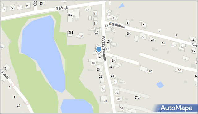 Bytom, Wyszyńskiego Stefana, ks. prym. kard., 14, mapa Bytomia