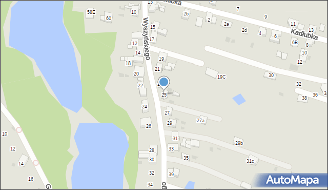 Bytom, Wyszyńskiego Stefana, ks. prym. kard., 25, mapa Bytomia