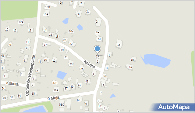 Bytom, Wyszyńskiego Stefana, ks. prym. kard., 2A, mapa Bytomia