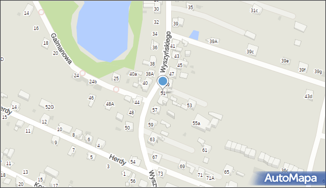 Bytom, Wyszyńskiego Stefana, ks. prym. kard., 51, mapa Bytomia