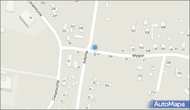 Chełm, Wygon, 31, mapa Chełma