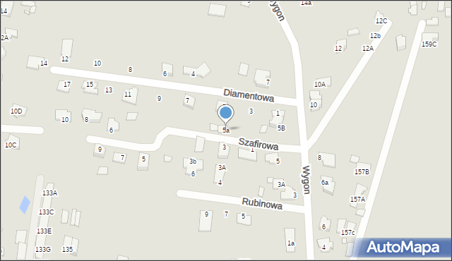 Chełm, Wygon, 5a, mapa Chełma