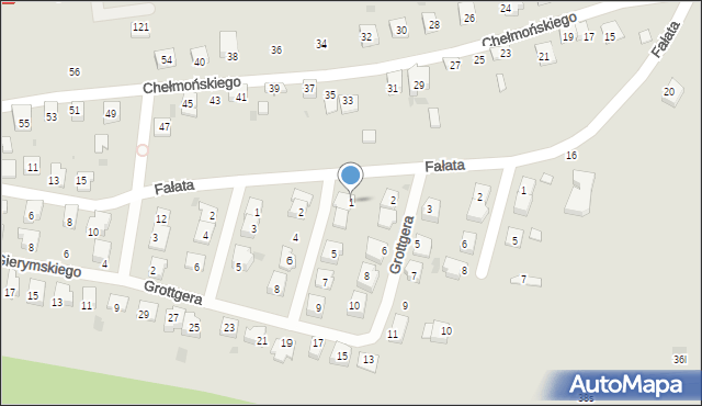 Chrzanów, Wyczółkowskiego Leona, 1, mapa Chrzanów