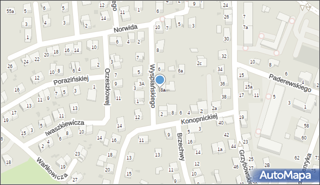 Chrzanów, Wyspiańskiego Stanisława, 4, mapa Chrzanów