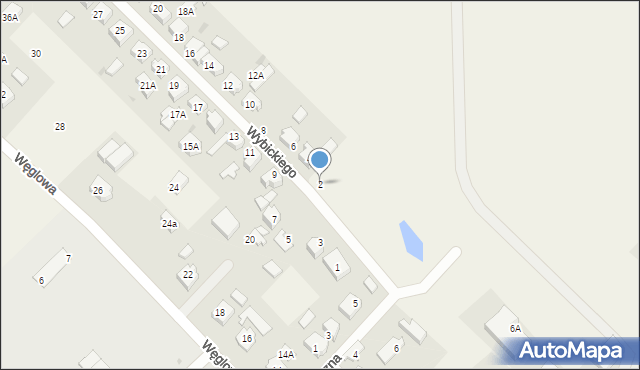 Chwaszczyno, Wybickiego Józefa, gen., 2, mapa Chwaszczyno