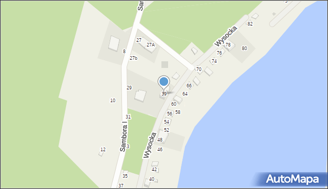 Chwaszczyno, Wysocka, 39, mapa Chwaszczyno