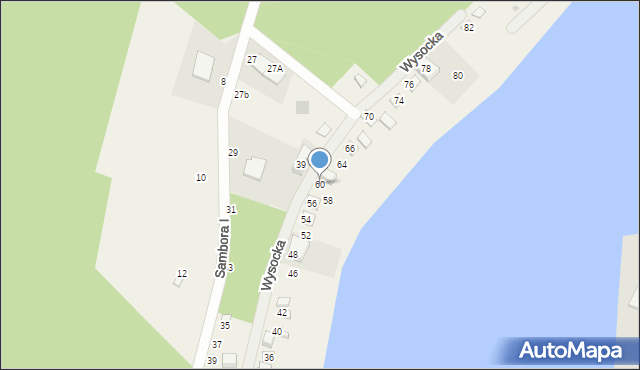 Chwaszczyno, Wysocka, 60, mapa Chwaszczyno