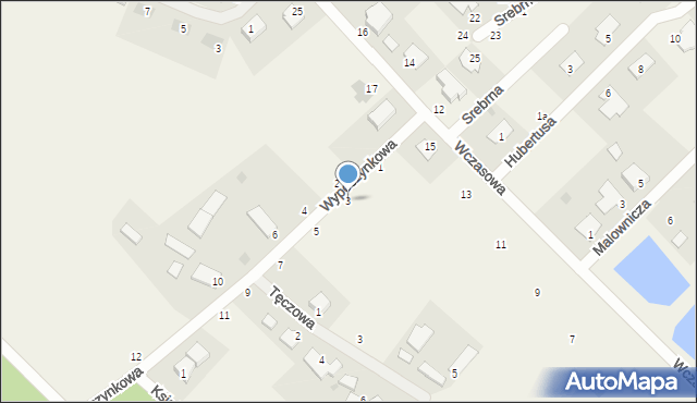 Ciele, Wypoczynkowa, 3, mapa Ciele