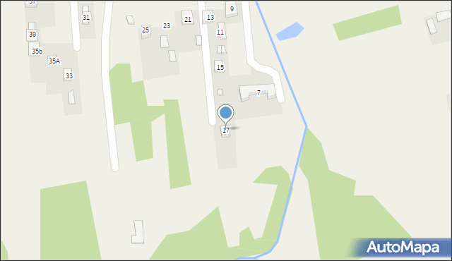 Ćmińsk, Wyrowce, 17, mapa Ćmińsk