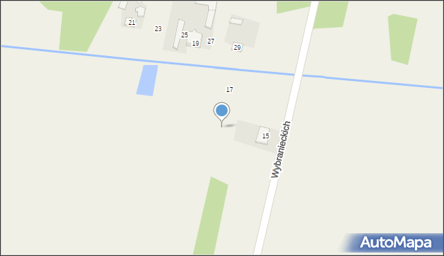 Cyganka, Wybranieckich, 15a, mapa Cyganka