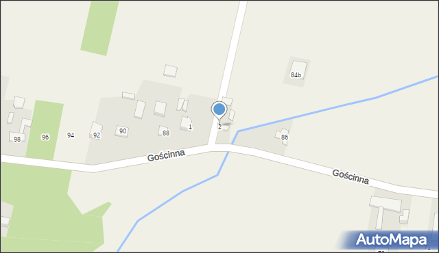 Cyganka, Wybranieckich, 2, mapa Cyganka