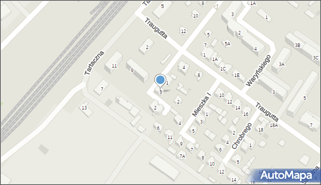 Czarna Białostocka, Wybickiego Józefa, gen., 3, mapa Czarna Białostocka