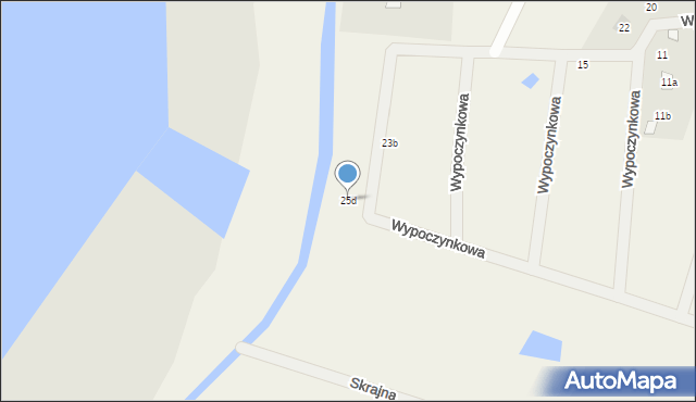 Czarna Łąka, Wypoczynkowa, 25d, mapa Czarna Łąka
