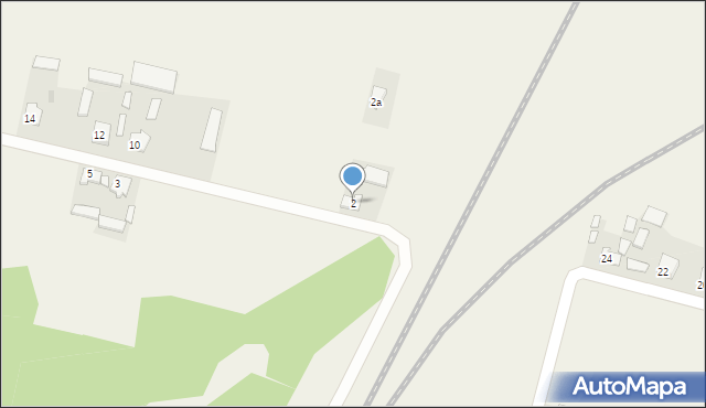 Czarnca, Wymysłowska, 2, mapa Czarnca