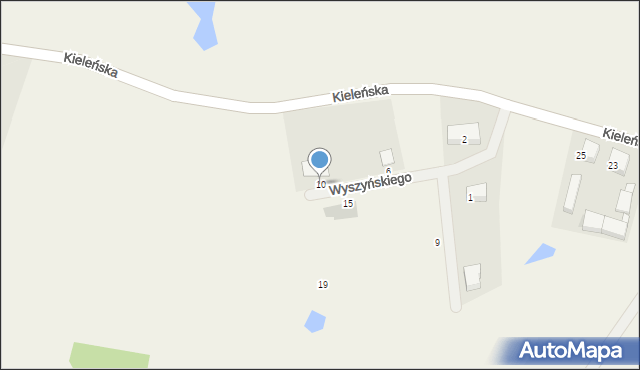 Czeczewo, Wyszyńskiego Stefana, ks. kard., 10, mapa Czeczewo