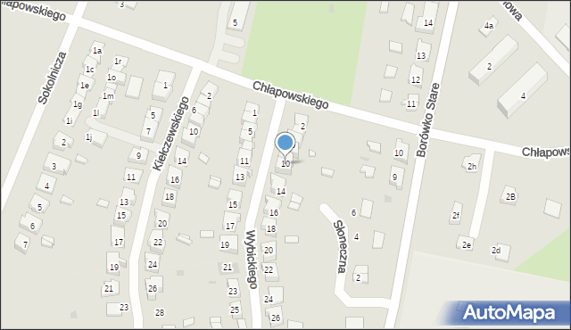 Czempiń, Wybickiego Józefa, gen., 10, mapa Czempiń