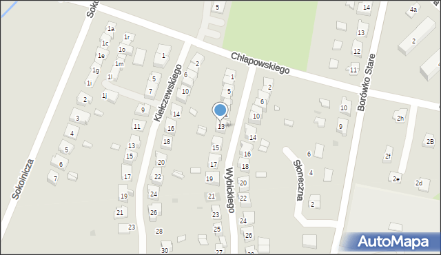 Czempiń, Wybickiego Józefa, gen., 13, mapa Czempiń