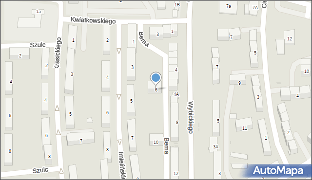 Dąbrowa Górnicza, Wybickiego Józefa, gen., 6, mapa Dąbrowa Górnicza