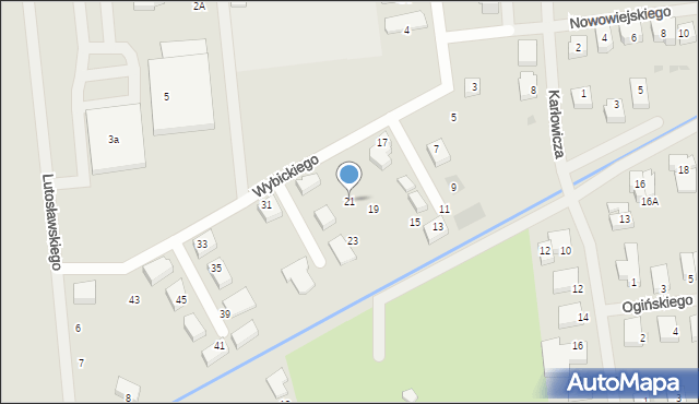 Darłowo, Wybickiego Józefa, gen., 21, mapa Darłowo