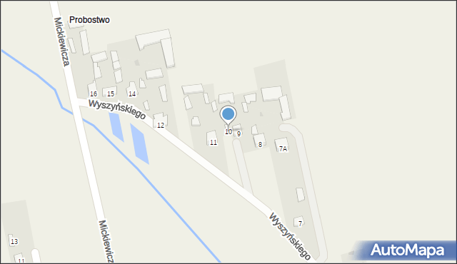 Długosiodło, Wyszyńskiego Stefana, ks. kard., 10, mapa Długosiodło