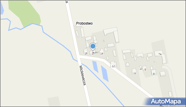 Długosiodło, Wyszyńskiego Stefana, ks. kard., 15, mapa Długosiodło